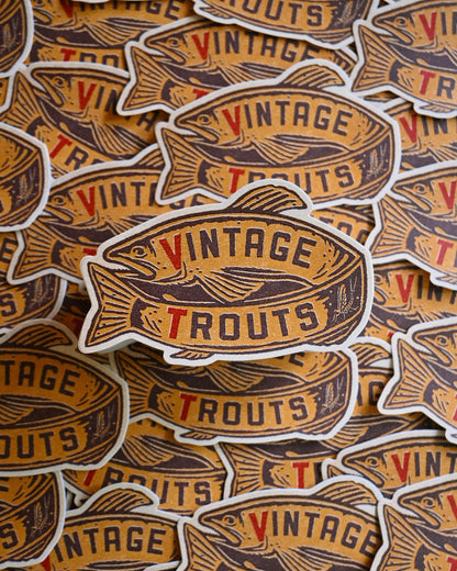 Vintage Trouts Sticker