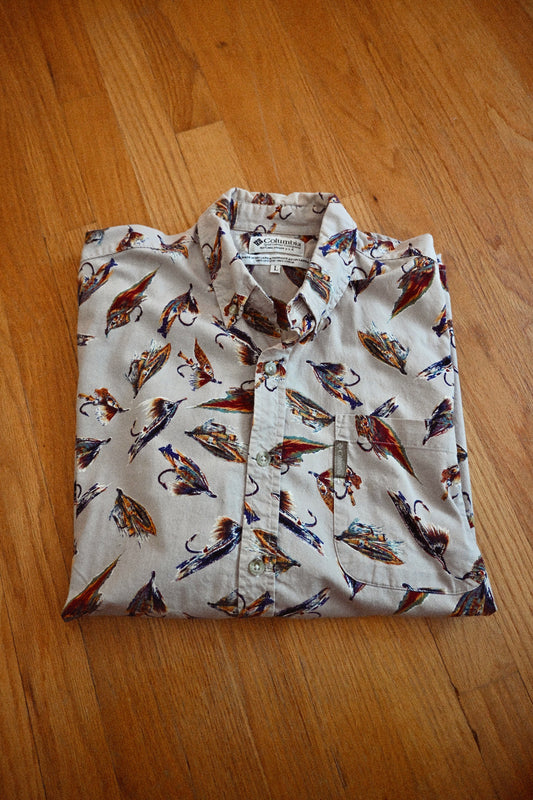 Columbia Flies All Over Short Sleeve - L