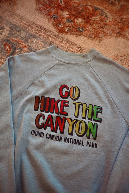 Vintage Go Hike the Canyon * Grand Canyon Nat. Park Sweatshirt - M