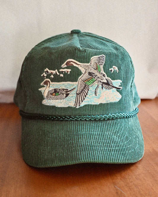 Water Fowl Corduroy Rope Cap