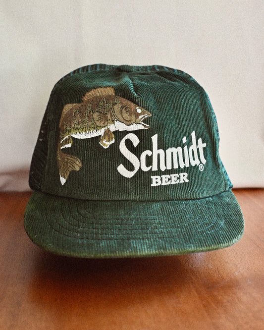 Schmidt Beer Walleye Corduroy Cap