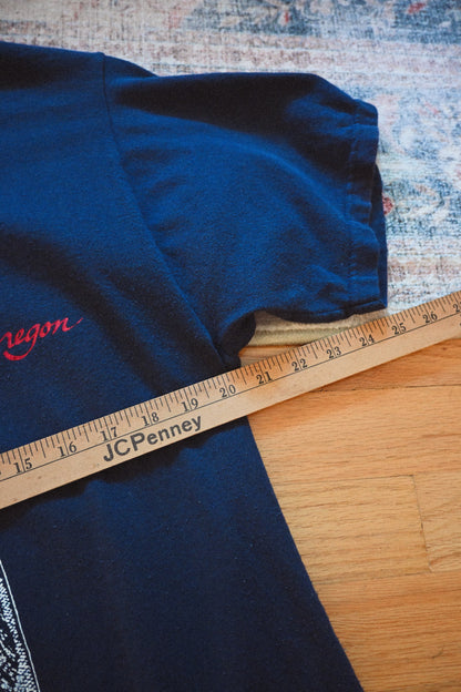 Distressed Oregon Salmon T - L