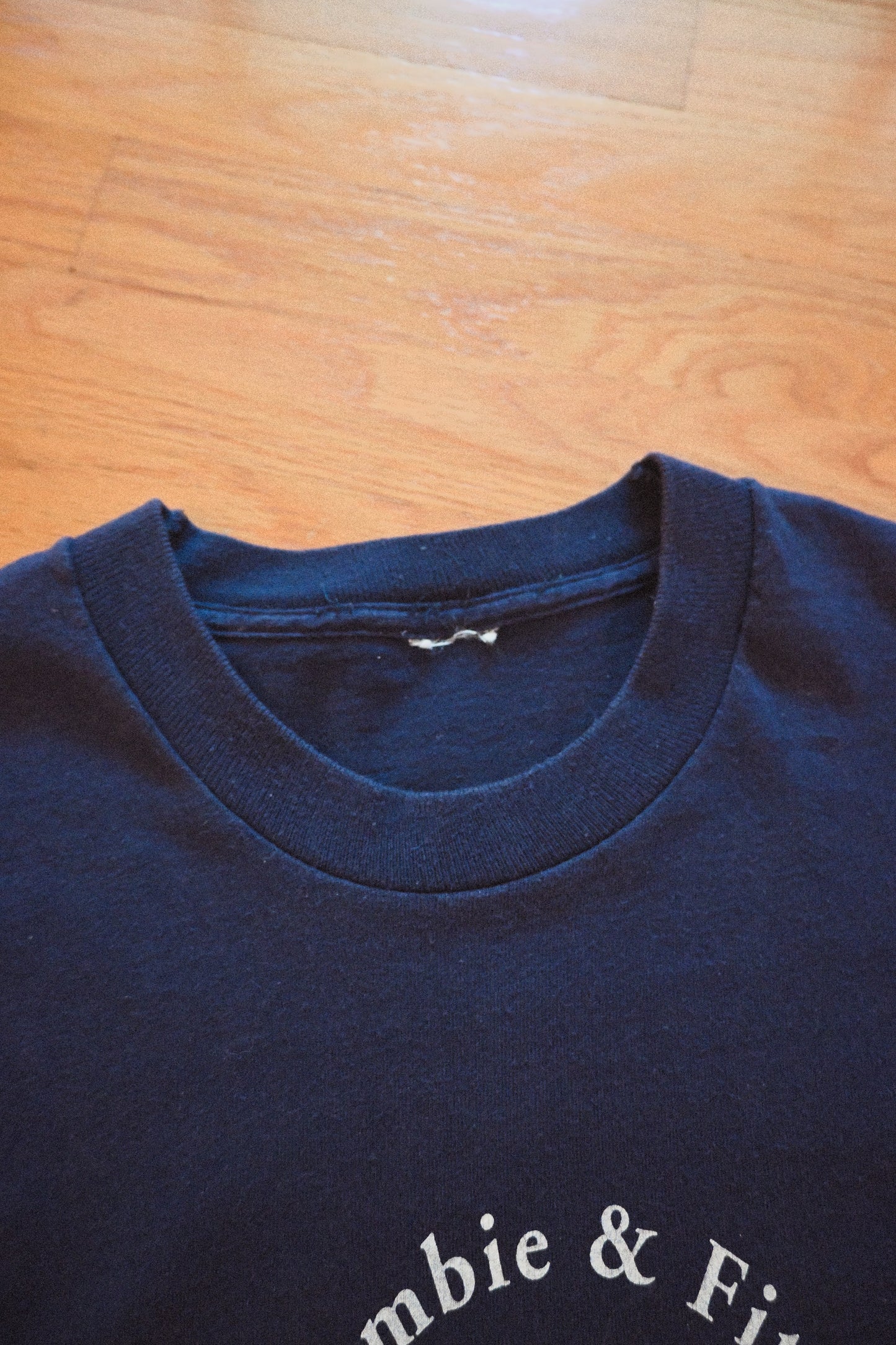 Distressed Abercrombie and Fitch Fly Fishing T - L