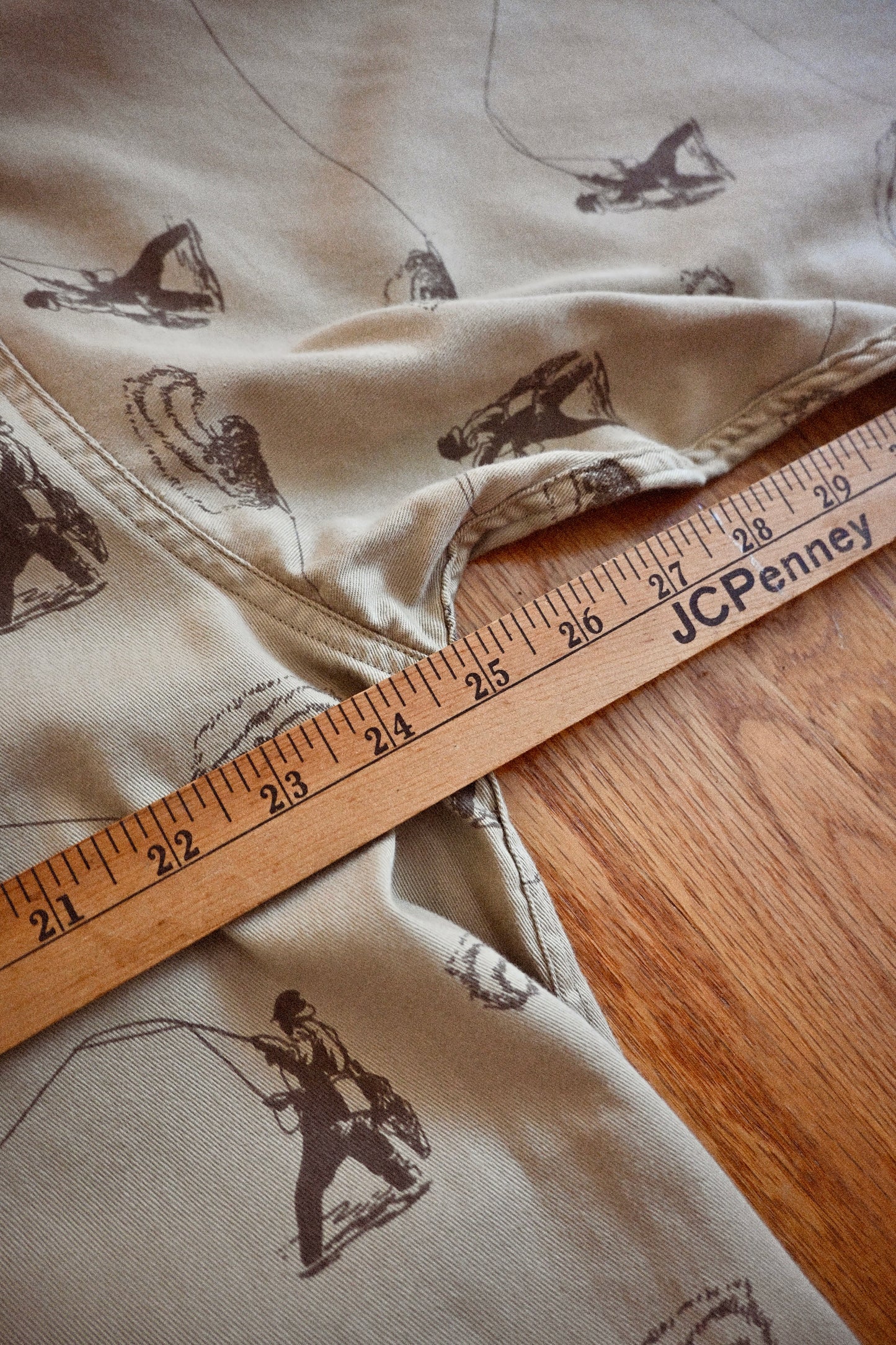 Vintage Orvis Angler All Over Shirt - L
