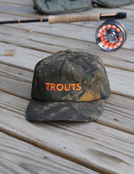 Trouts 5 Panel Camo Hat
