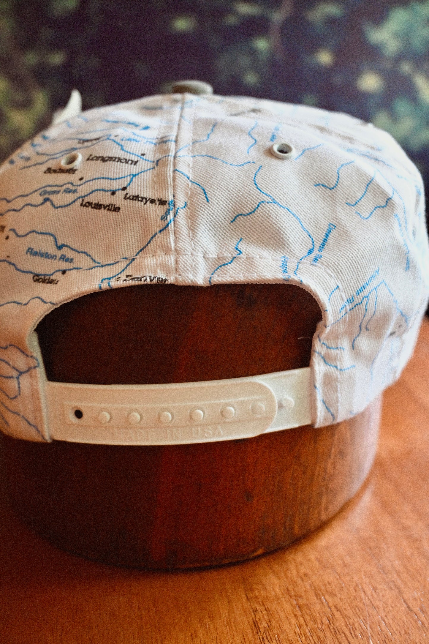 Fishin' Colorado River Map Cap - NWT
