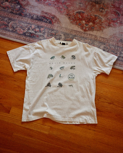 Distressed Eddie Bauer Flies T - L