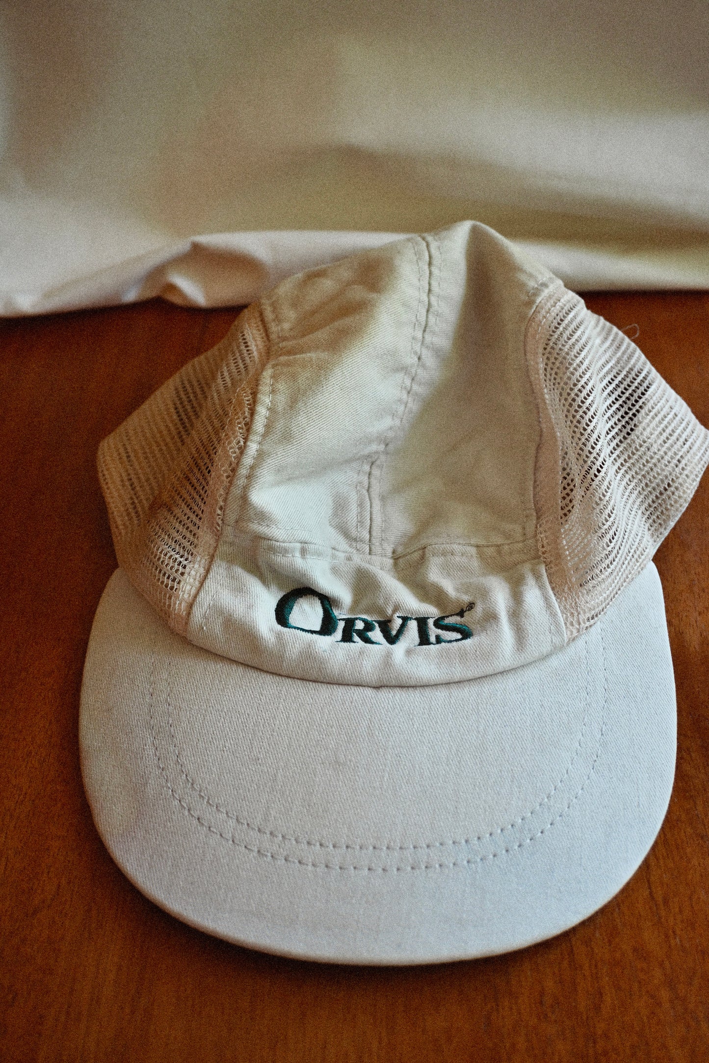 Distressed Orvis Duck Bill Cap