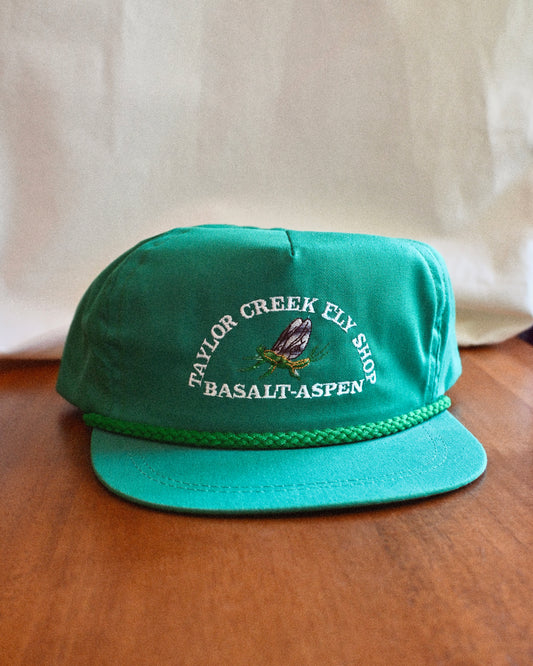 Rare Vintage Taylor Creek Fly Shop Rope Hat