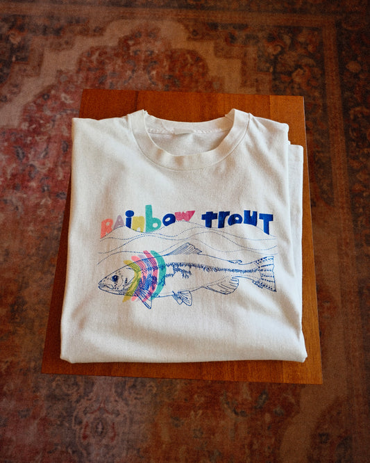 Rare Vintage Rainbow Trout T - S/M