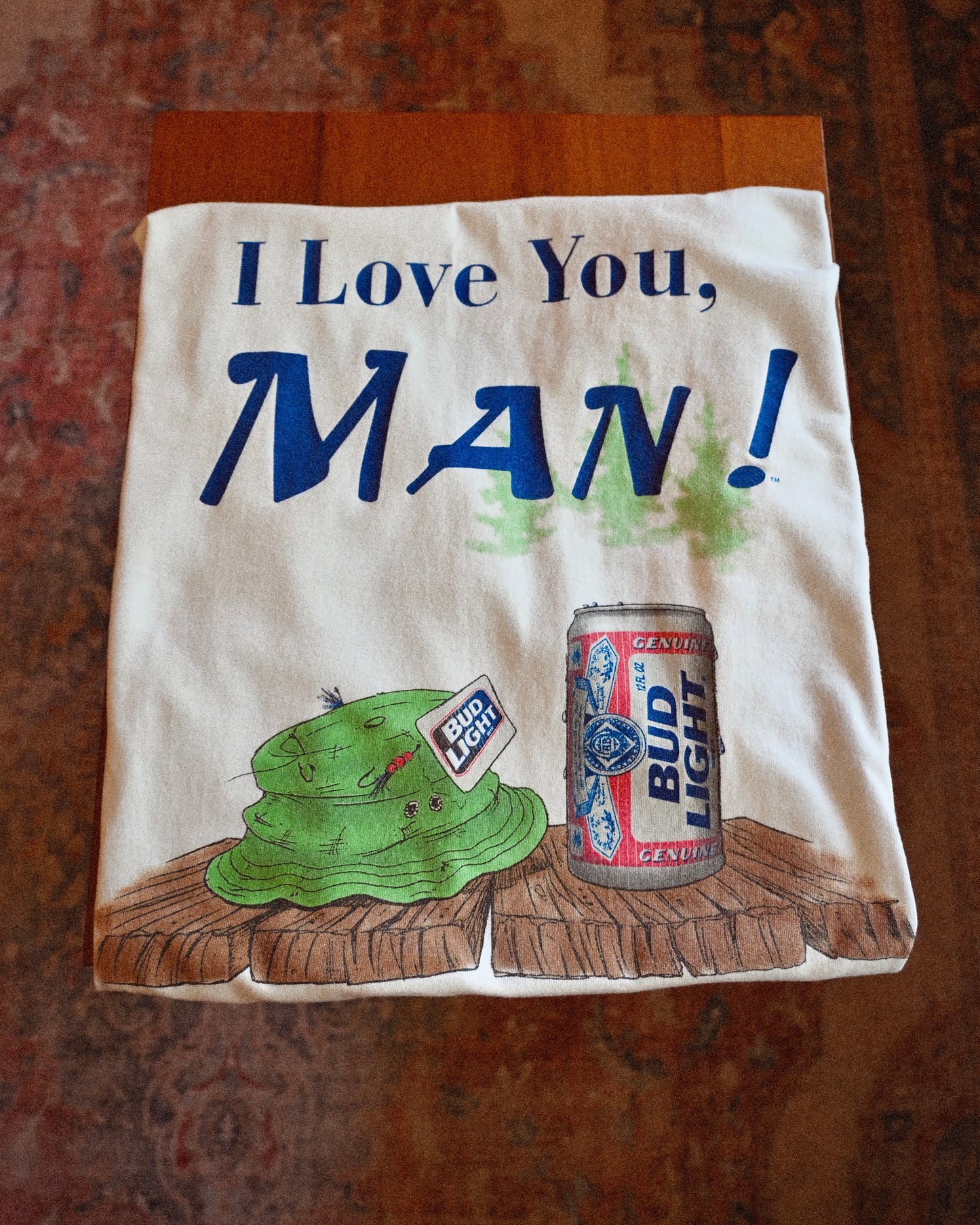 Vintage Bud Light I Love You, Man T - L