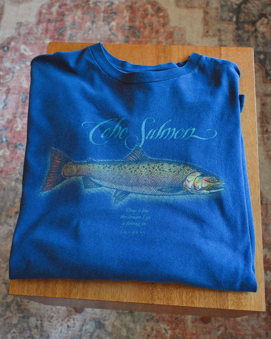 Coho Salmon Thoreau Quote Long Sleeve - XL