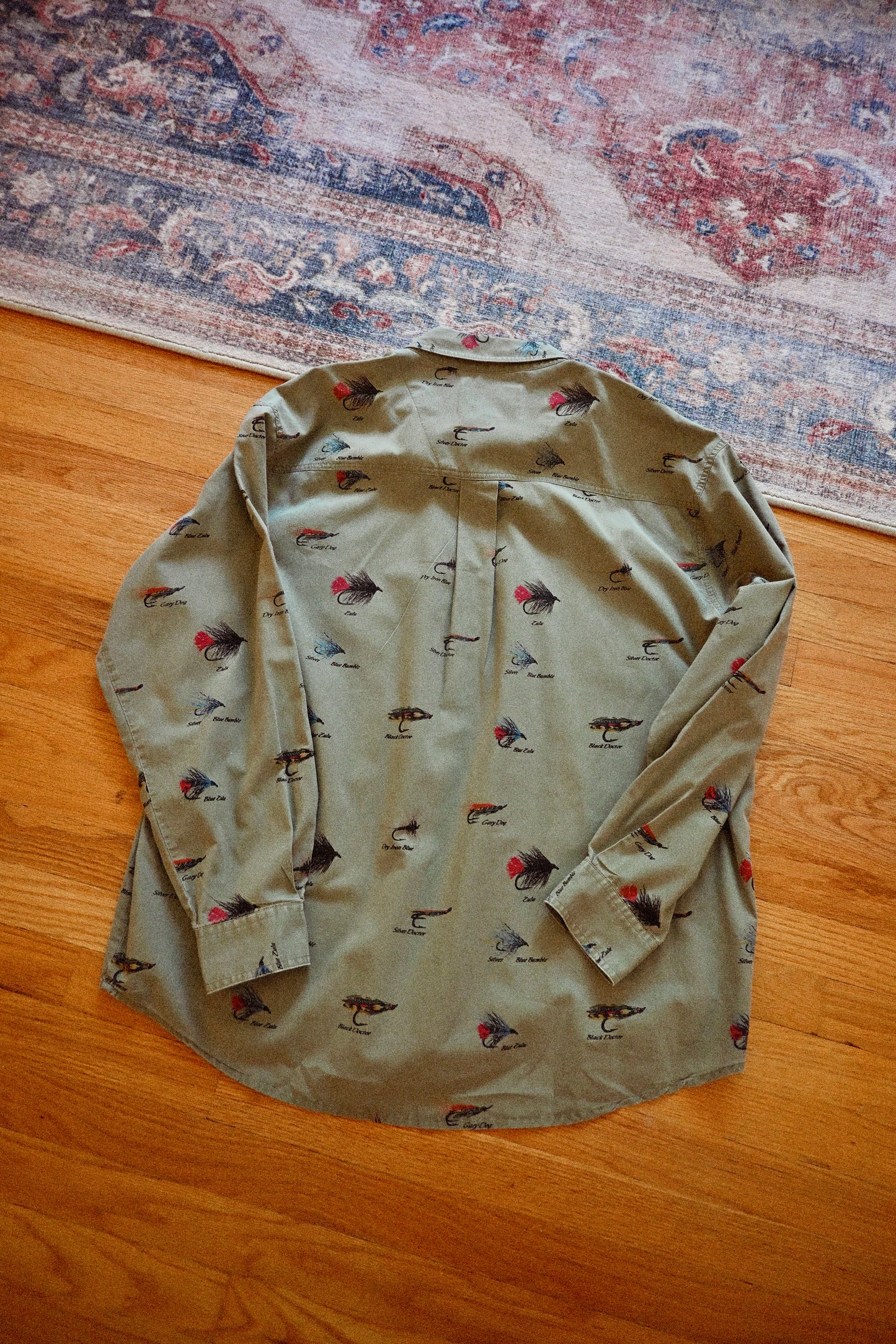 Wrangler Rugged West Flies All Over Shirt - XL