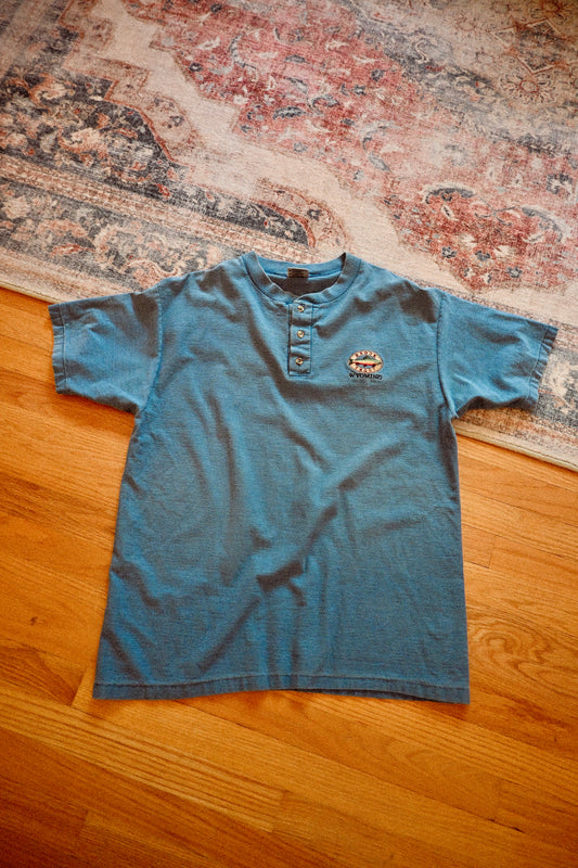 Brook Trout Wyoming Henley T - XL