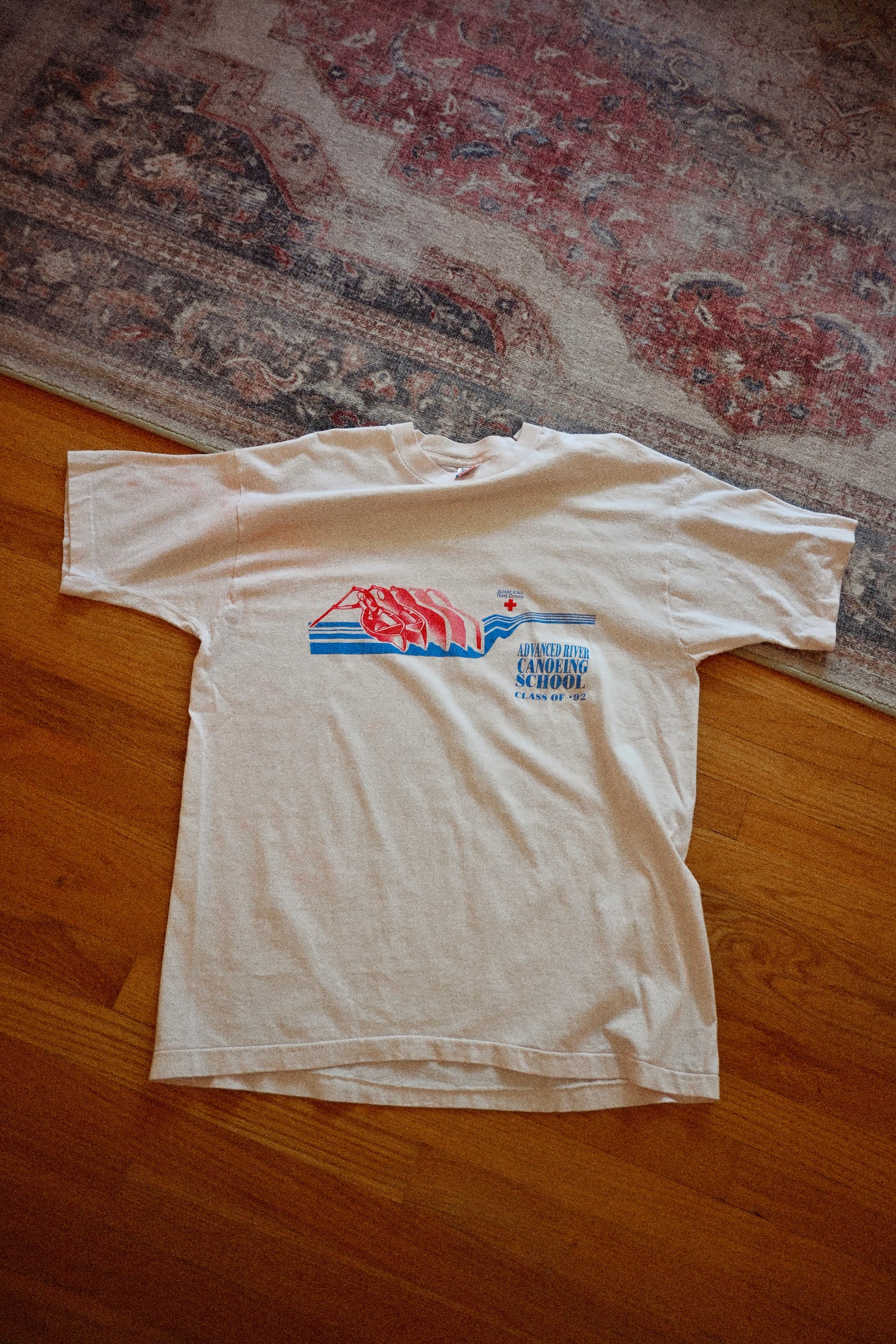 Distressed 1992 River Canoe School T - XL