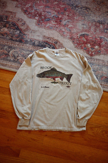 Rare TSF Harborside Graphics x L.L.Bean Brook Trout Long Sleeve T - L