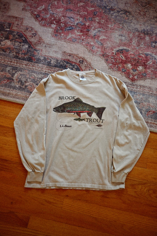 Rare TSF Harborside Graphics x L.L.Bean Brook Trout Long Sleeve T - L