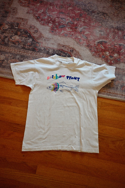 Rare Vintage Rainbow Trout T - S/M