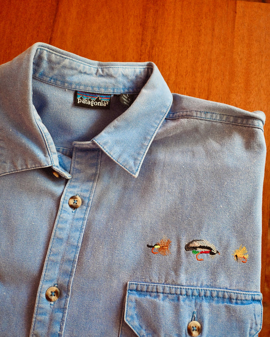 Patagonia Canvas Fly Pattern Shirt - L