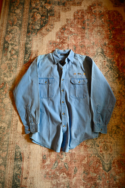 Patagonia Canvas Fly Pattern Shirt - L