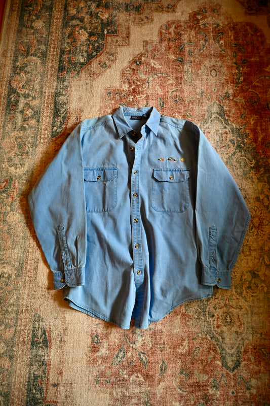 Patagonia Canvas Fly Pattern Shirt - L