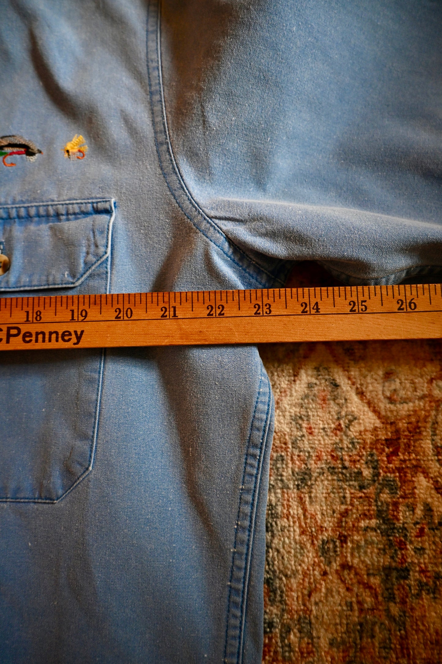 Patagonia Canvas Fly Pattern Shirt - L