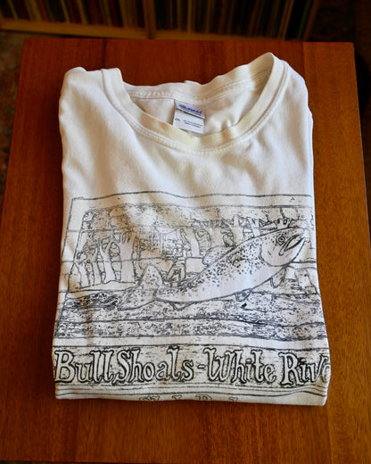 Distressed Bull Shoals White River T - XXL