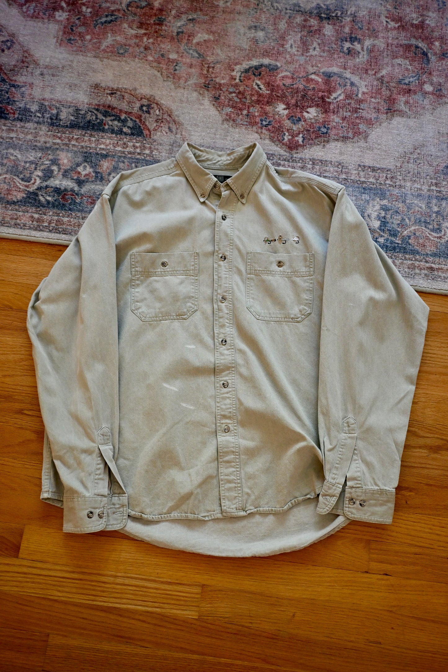 Vintage Orvis Dry Fly Shirt - XL