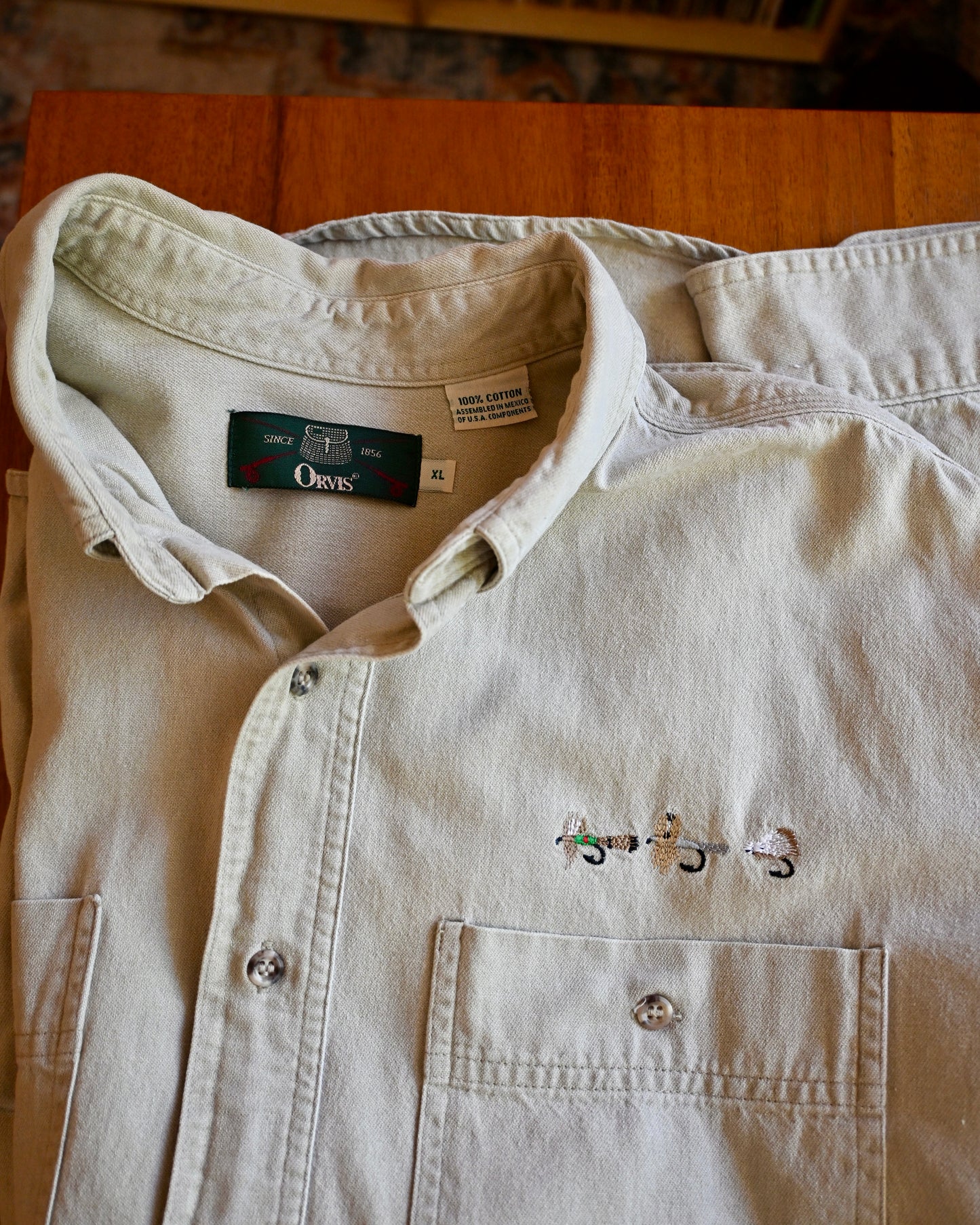 Vintage Orvis Dry Fly Shirt - XL