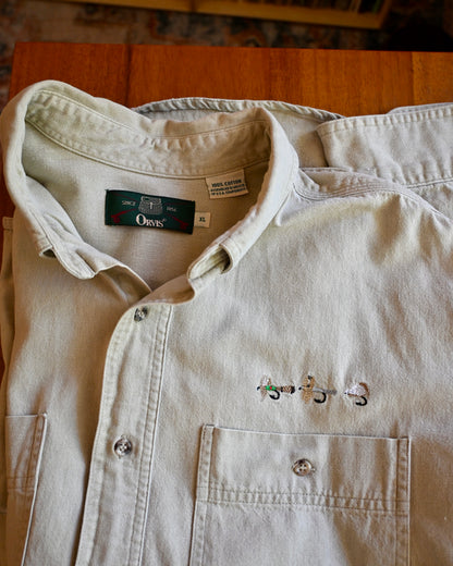 Vintage Orvis Dry Fly Shirt - XL