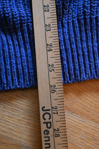 L.L.Bean Cotton Knit Fisherman Sweater - Large Tall Made in USA