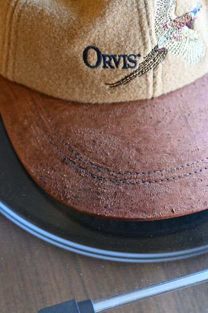 Distressed Orvis Wool Embroidered Pheasant Cap