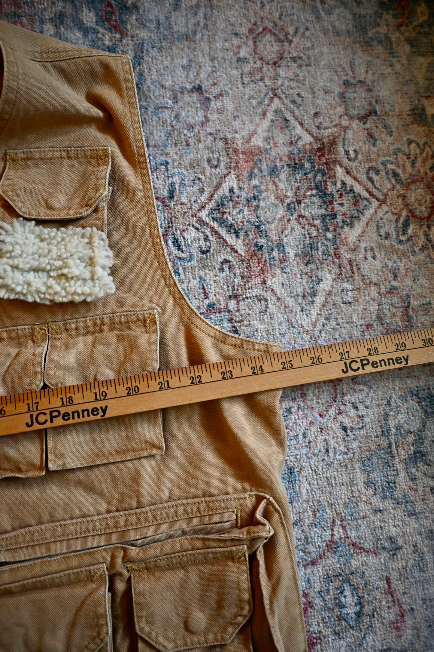 Made in USA Polo Ralph Lauren Canvas Fly Fishing Vest - XL