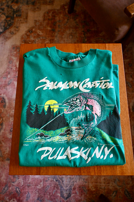 Distressed Salmon Capitol T - XL