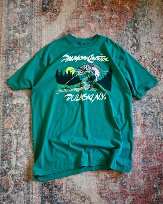 Distressed Salmon Capitol T - XL