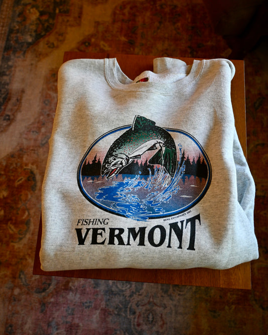 Fishing Vermont Sweatshirt - XL