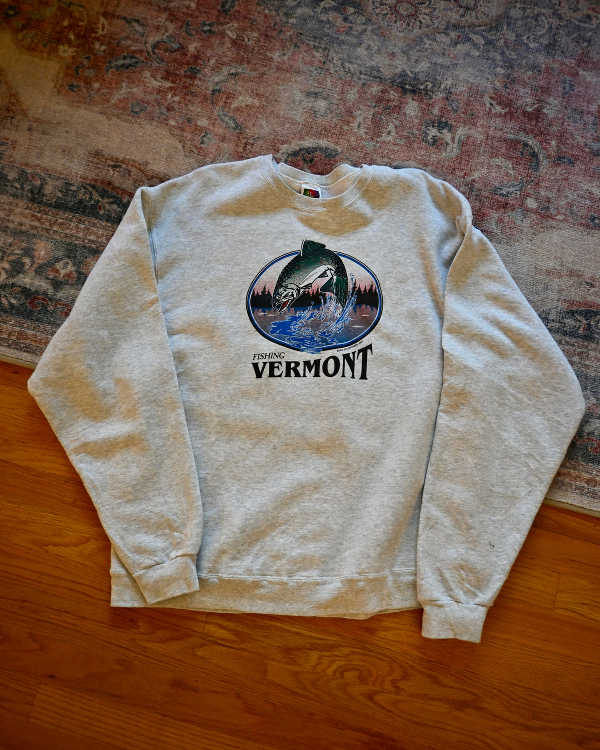 Fishing Vermont Sweatshirt - XL
