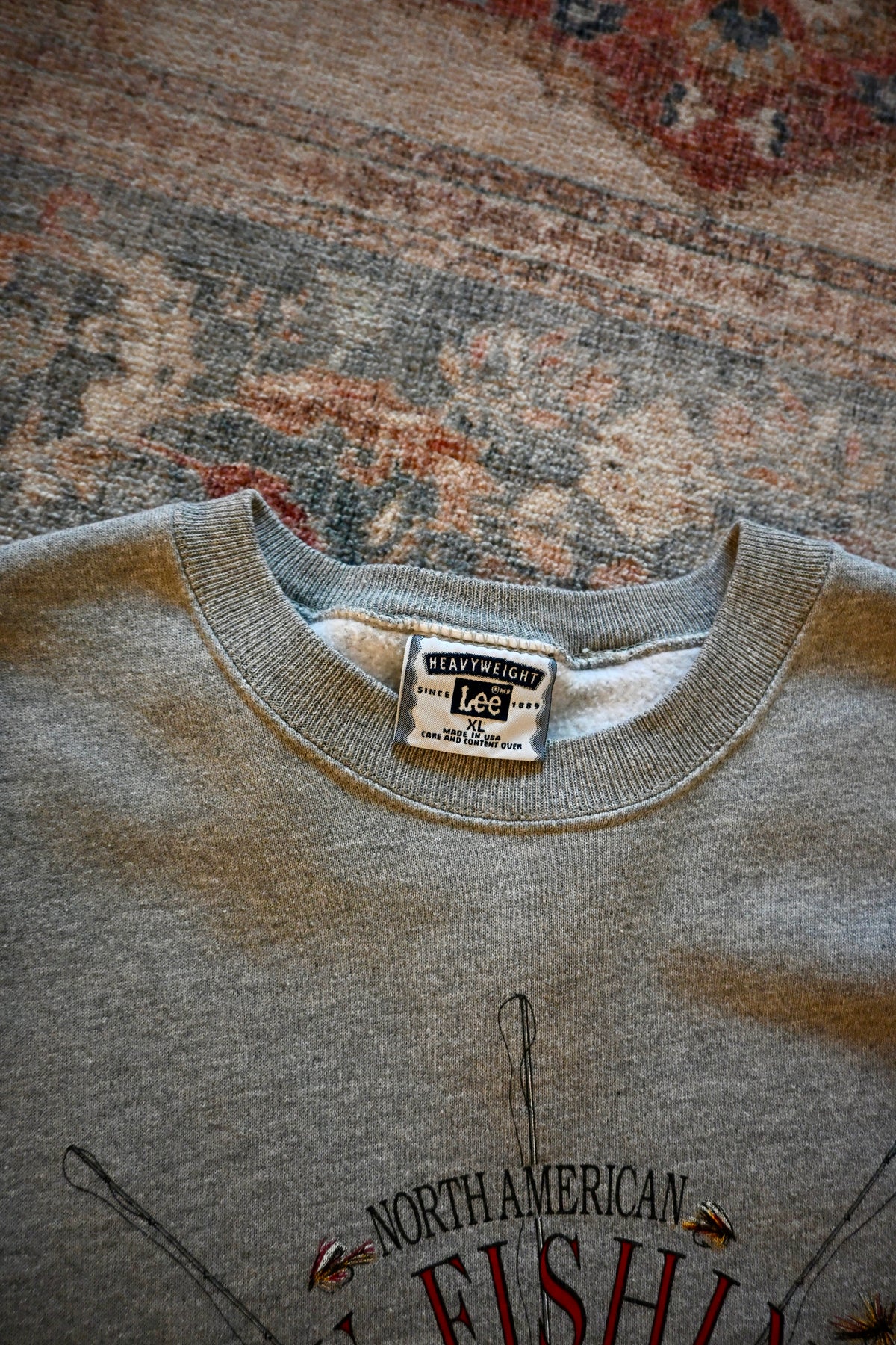 Lee Fly Fishing Rainbow Trout Sweatshirt - XL