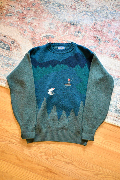 Pendleton Wool Fishing Sweater - S
