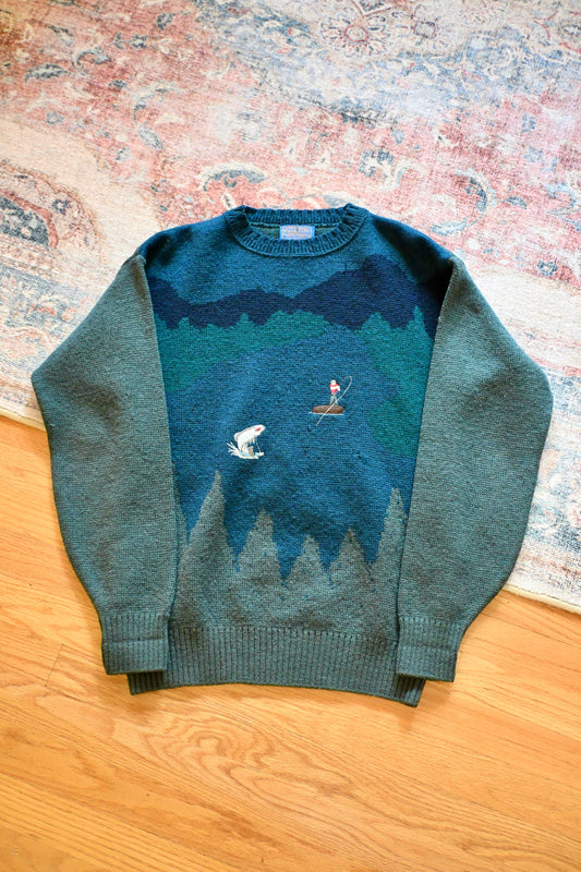 Pendleton Wool Fishing Sweater - S