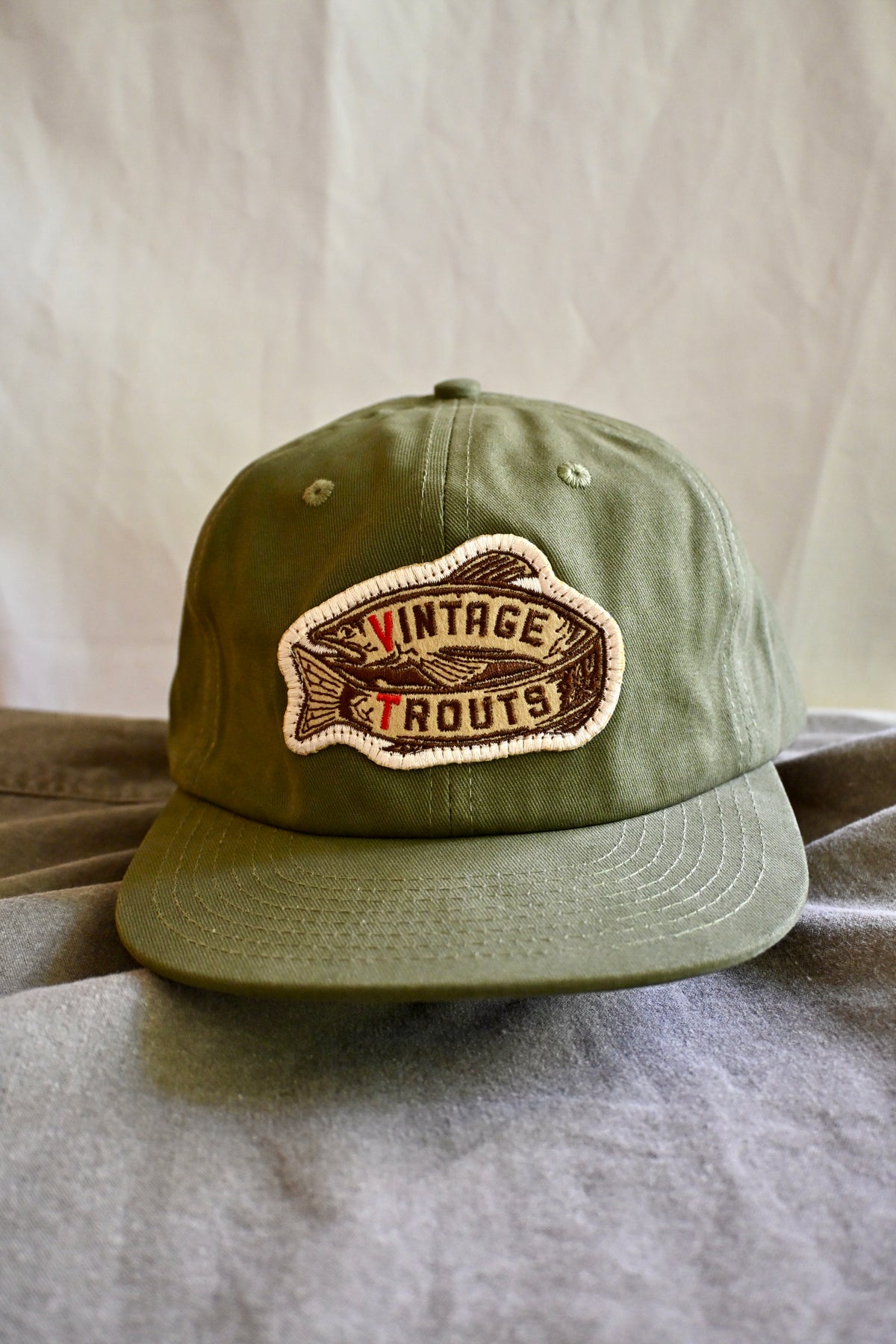 Vintage Trouts Patch Cap