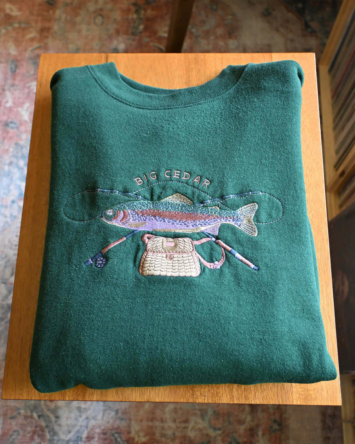 Camp David Bid Cedar Trout Sweatshirt - XL