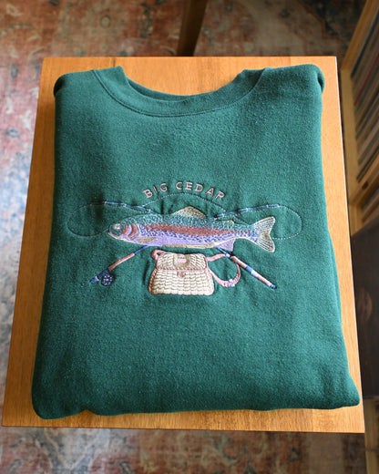 Camp David Bid Cedar Trout Sweatshirt - XL