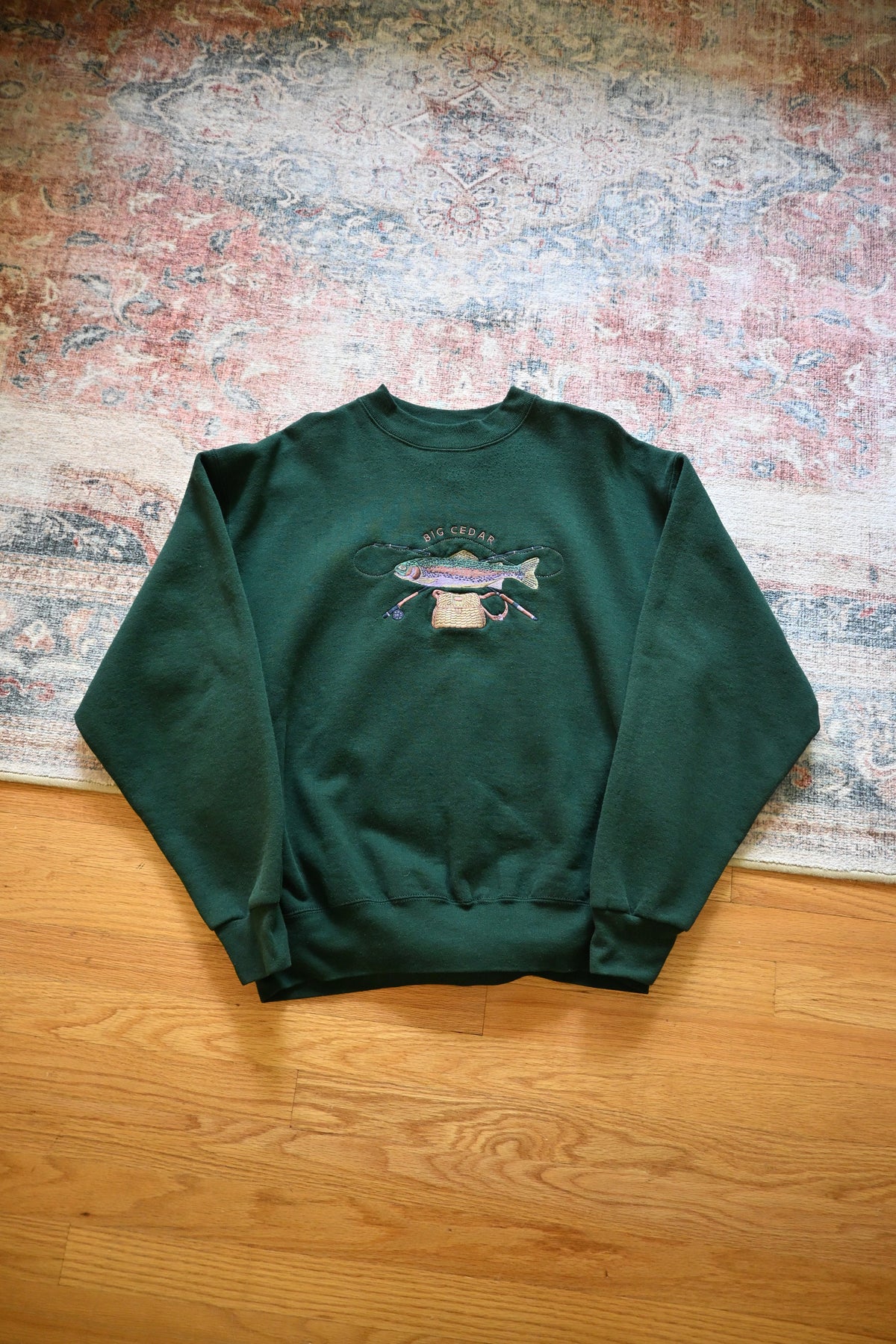 Camp David Bid Cedar Trout Sweatshirt - XL