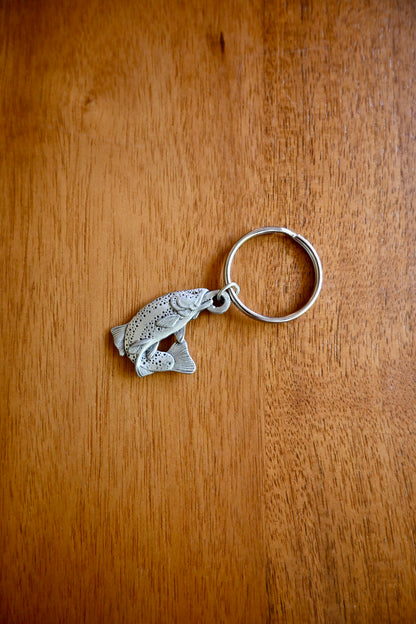 Vintage Trout Keychain