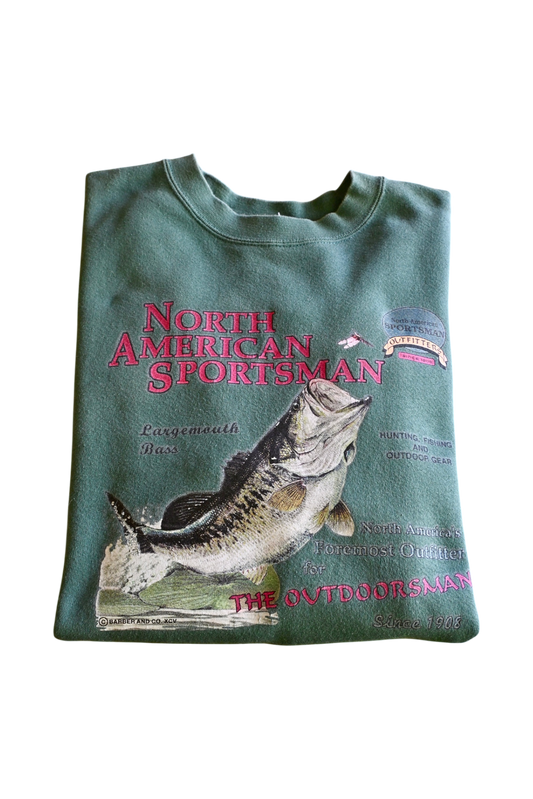 North American Sportsman Bass Sweatshirt - L