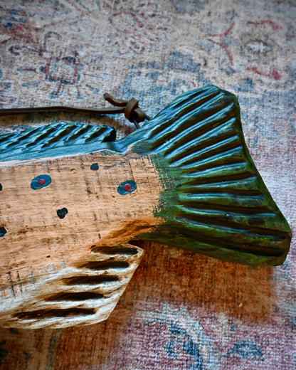 Vintage Hand Carved Trout 27''