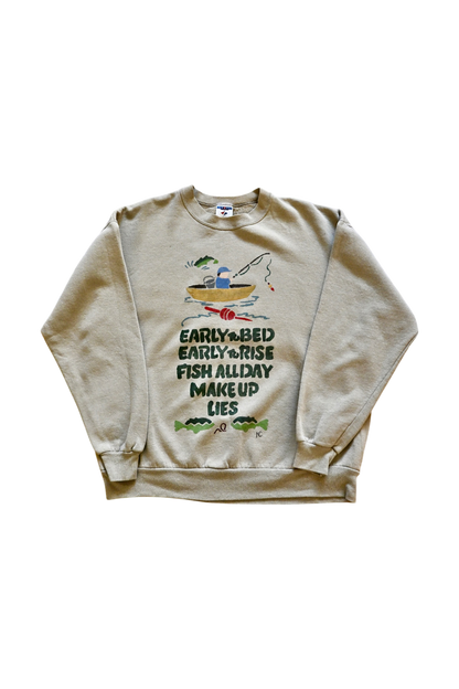 Early to Rise Fishing Sweatshirt - XXL