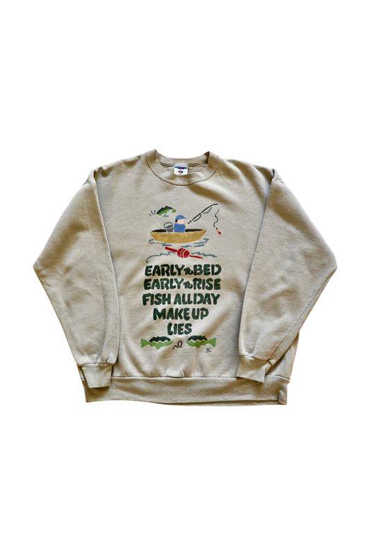 Early to Rise Fishing Sweatshirt - XXL