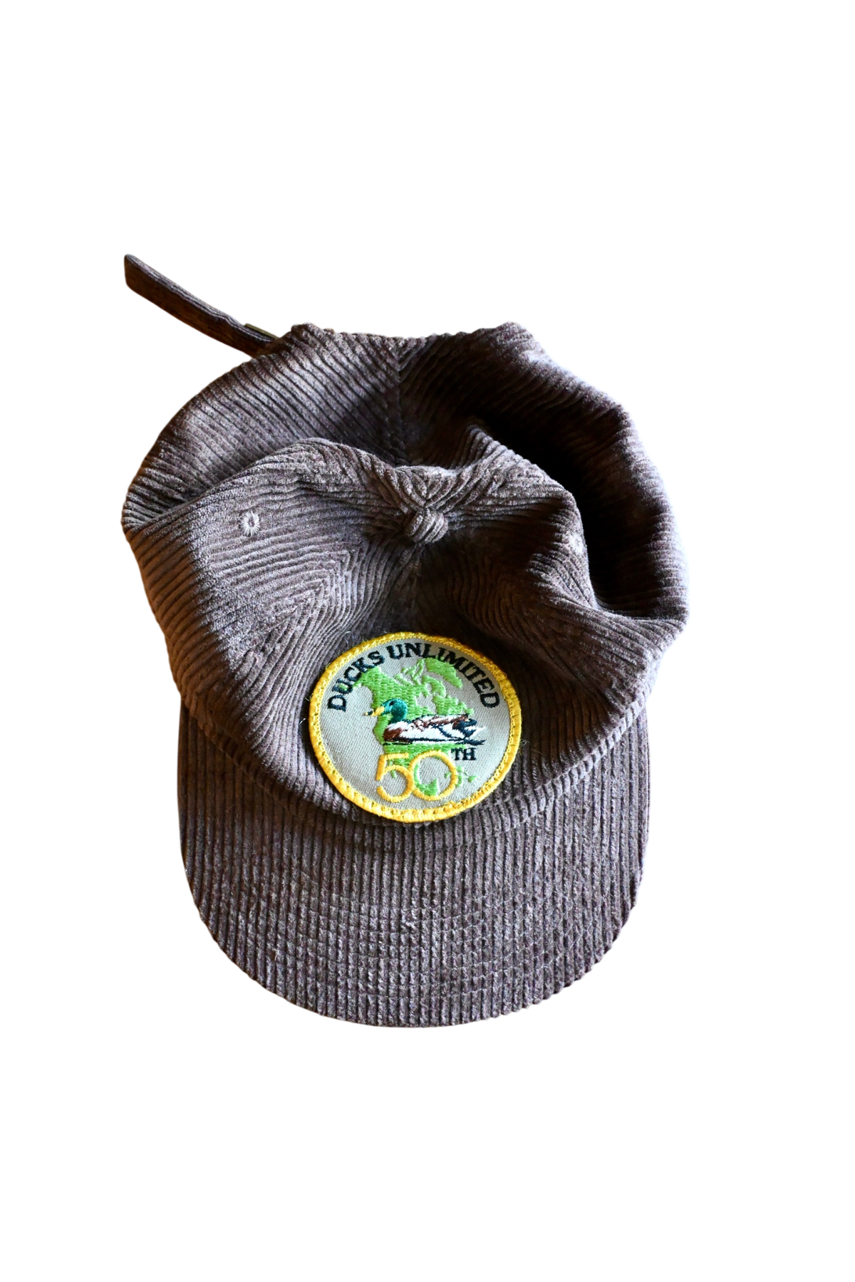 Vintage 50th DU Corduroy Patch Cap